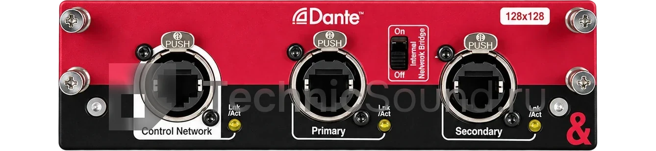 Аренда Allen & Heath Dlive Dante 128Х128 V3 — карта для dLive