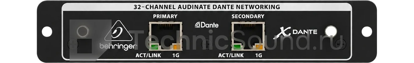Аренда Behringer X-Dante — карта Dante для X32