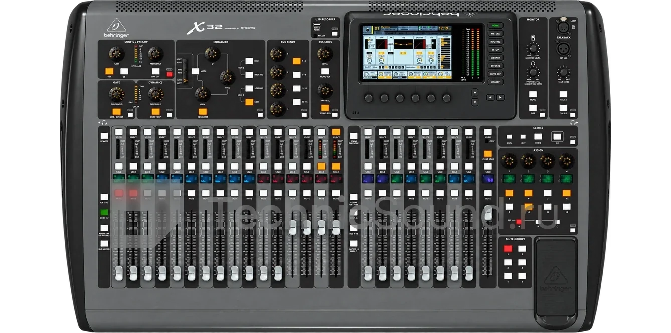 Аренда Behringer X32 — цифровой пульт