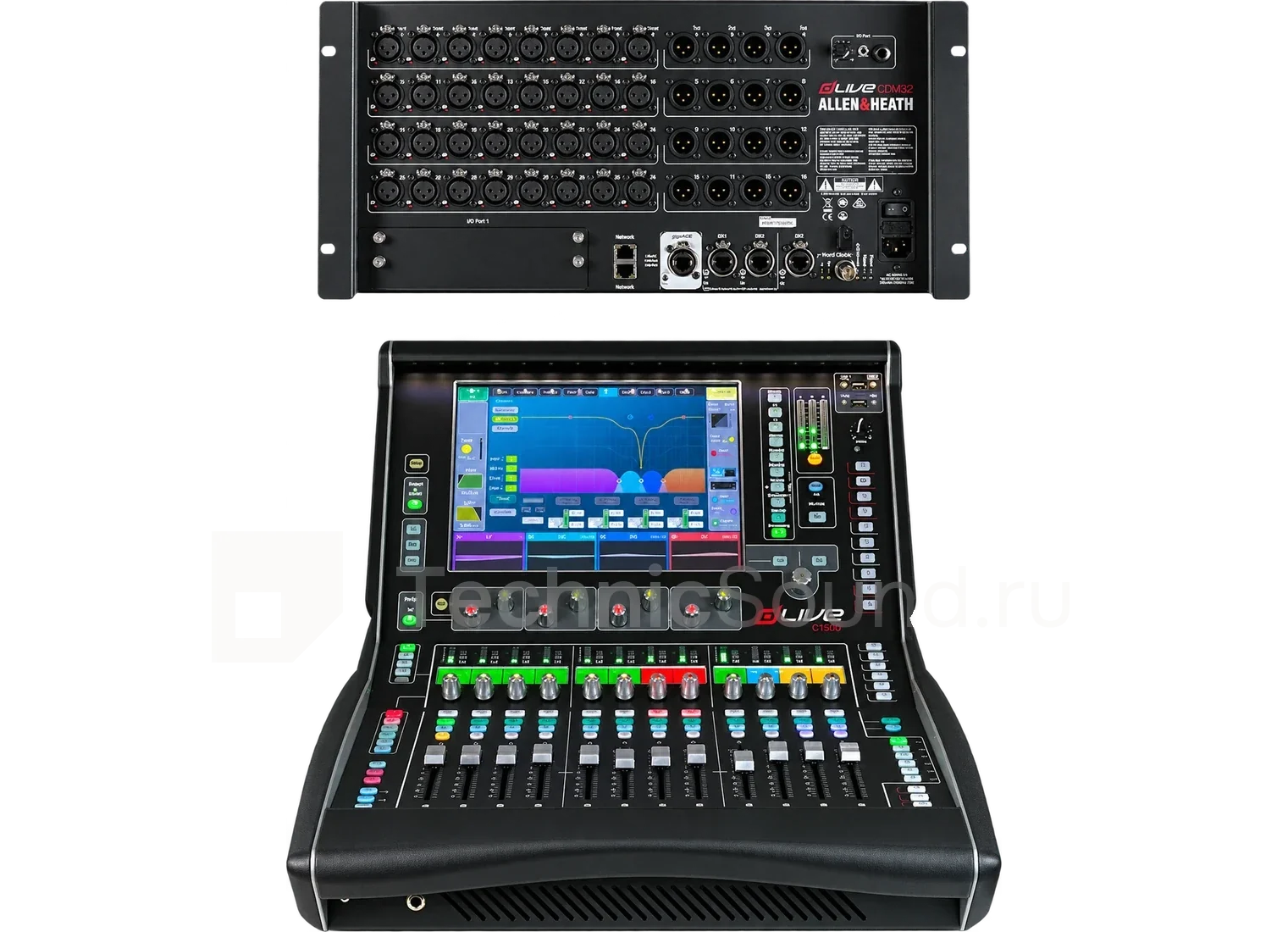 Аренда Allen & Heath dLive C1500 + CDM32 — цифровой пульт