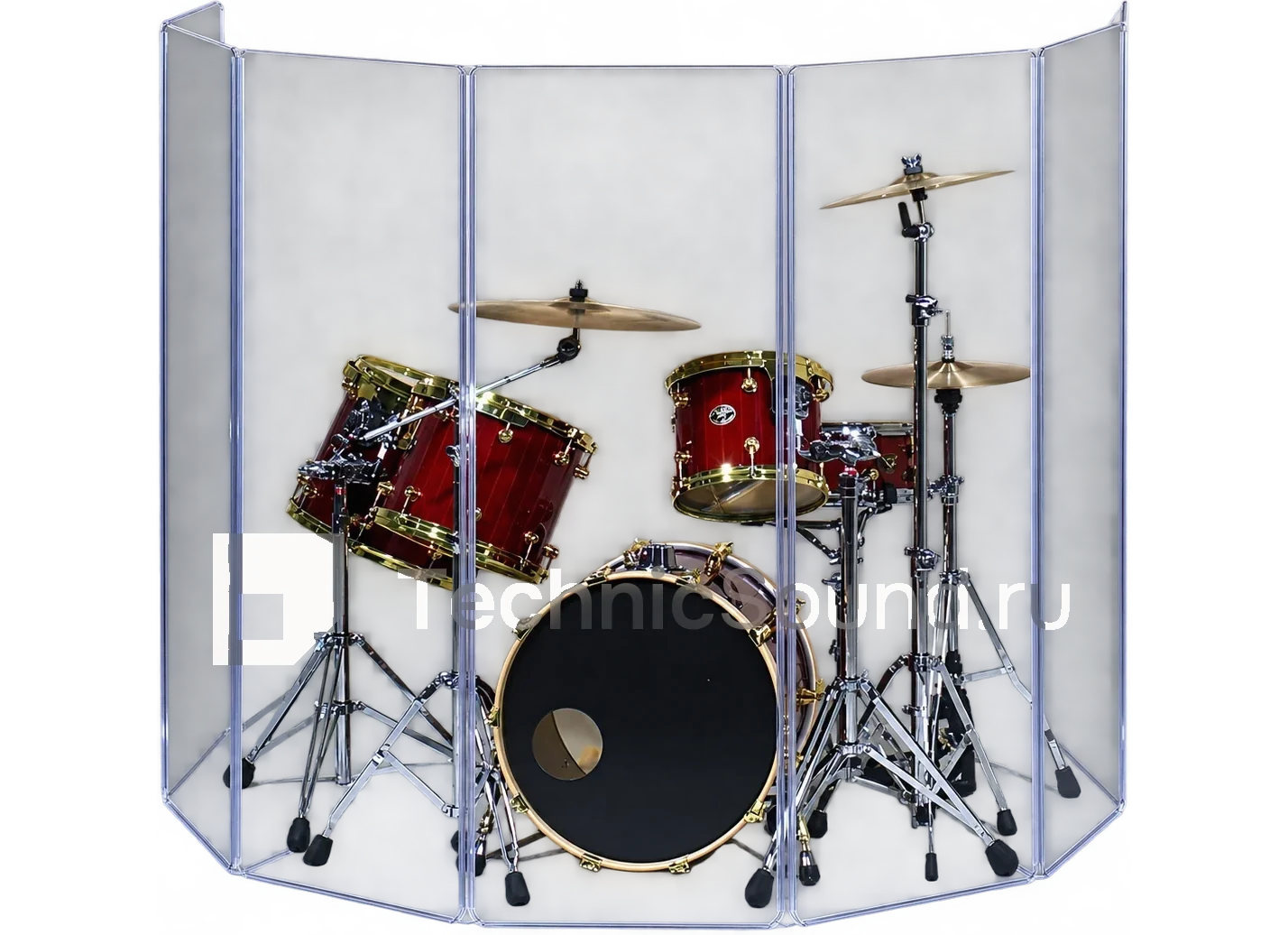Аренда Щит Drum Shield — прозрачный экран
