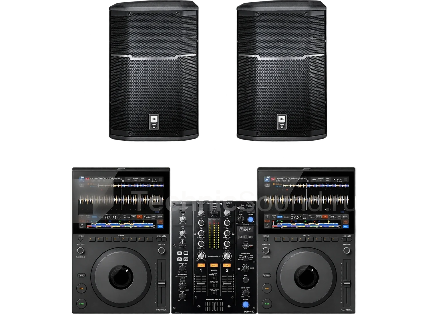 Аренда Комплект CDJ 1500X со звуком — комплект