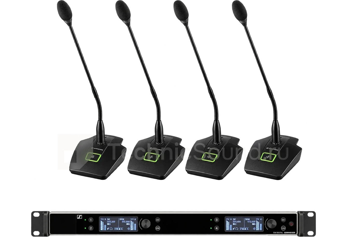 Аренда Sennheiser EW-DX EM 4 Dante Conference — конференц-микрофон