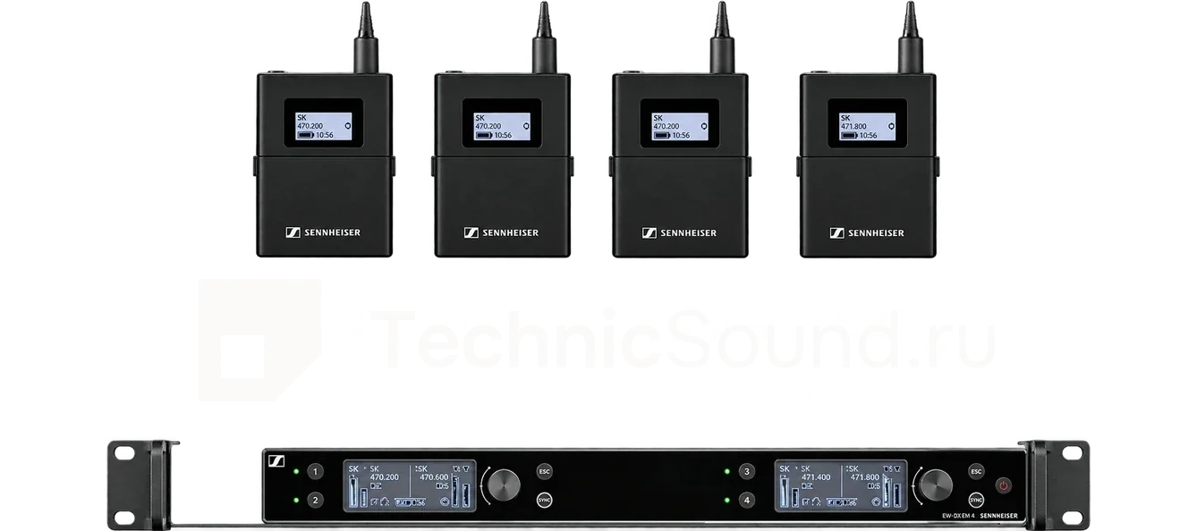 Аренда Sennheiser EW-DX EM 4 Dante SK — поясная радиосистема