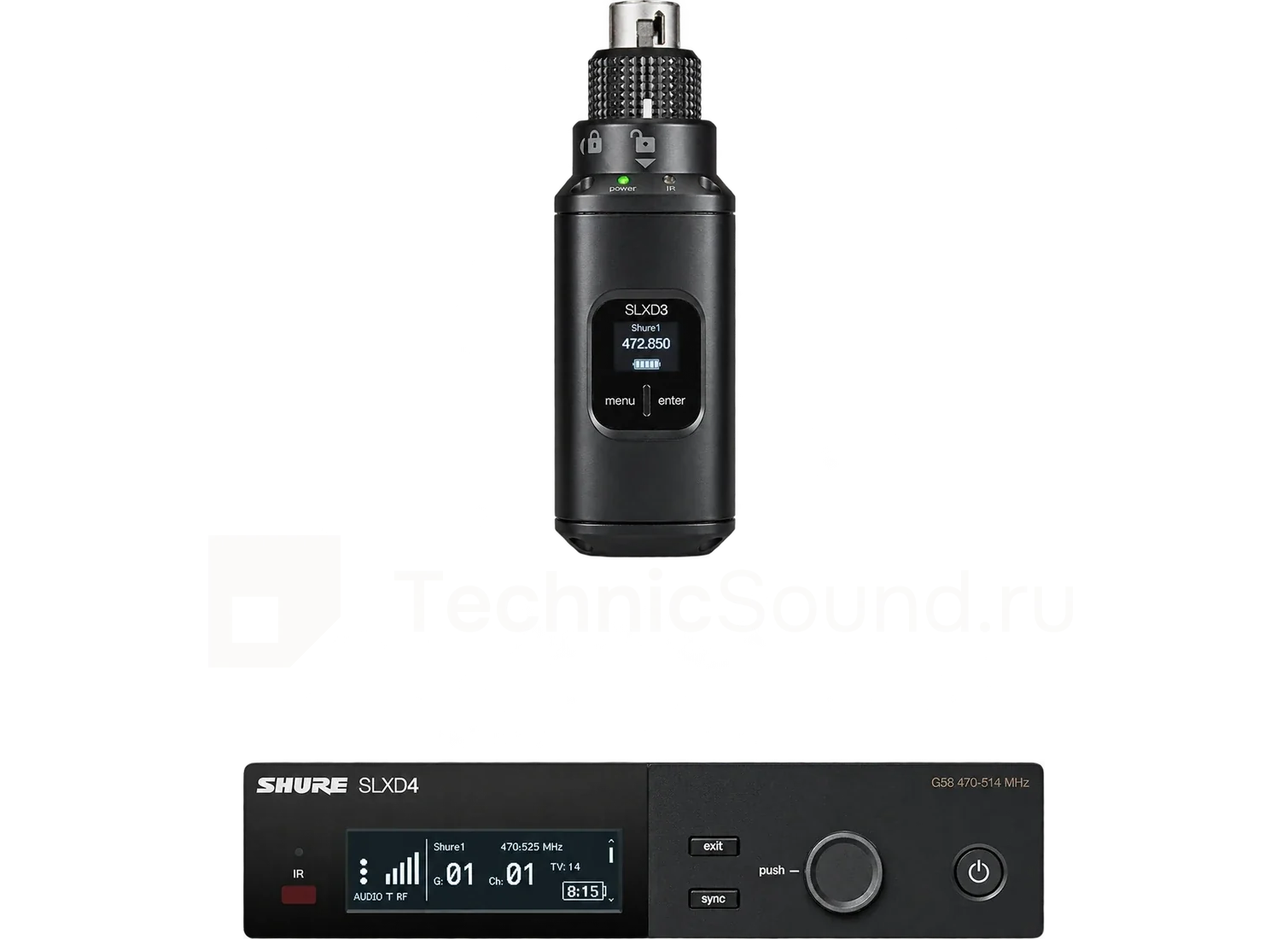 Аренда Shure SLXD Plug-On — радиосистема для инструмента