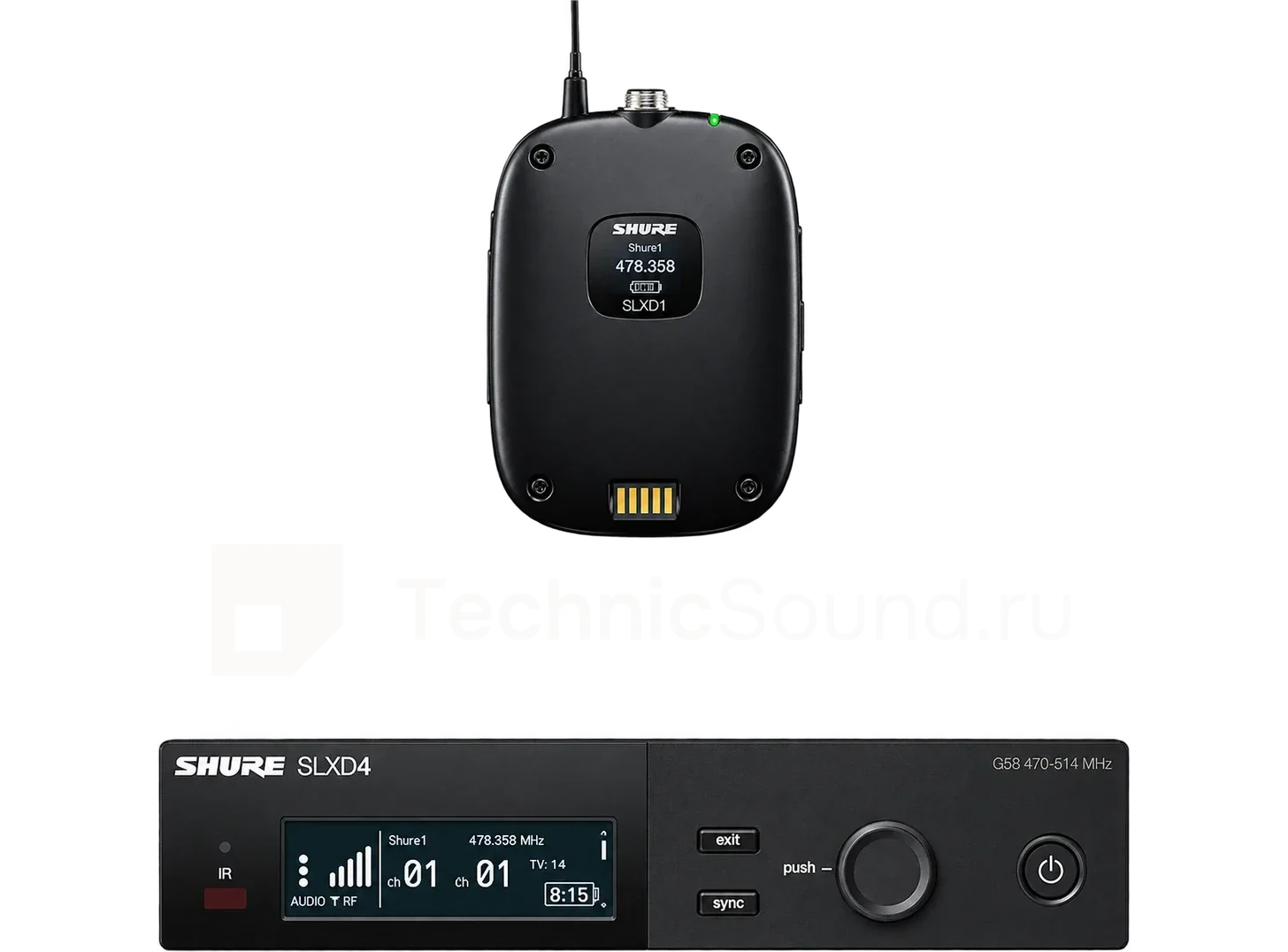 Аренда Shure SLXD14 — поясная радиосистема