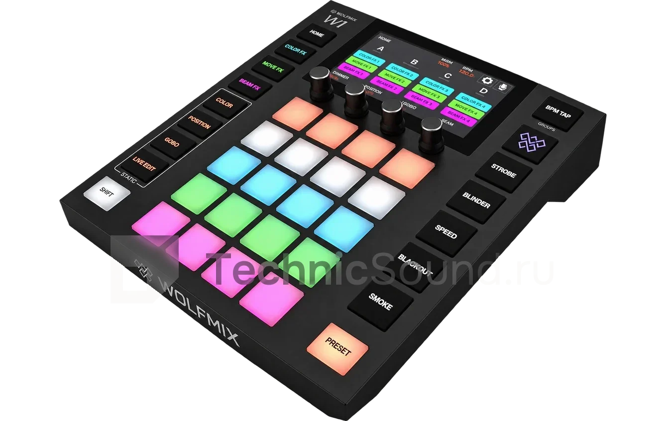 Аренда Wolfmix W1 — световой пульт