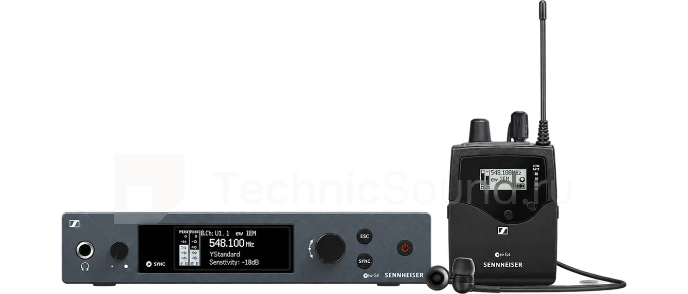 Аренда Sennheiser EW IEM G4 — ушной мониторинг
