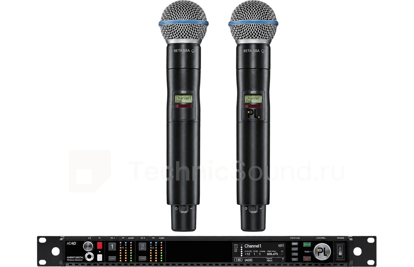 Аренда Shure Axient AD4DE/Beta 58 — ручной радиомикрофон