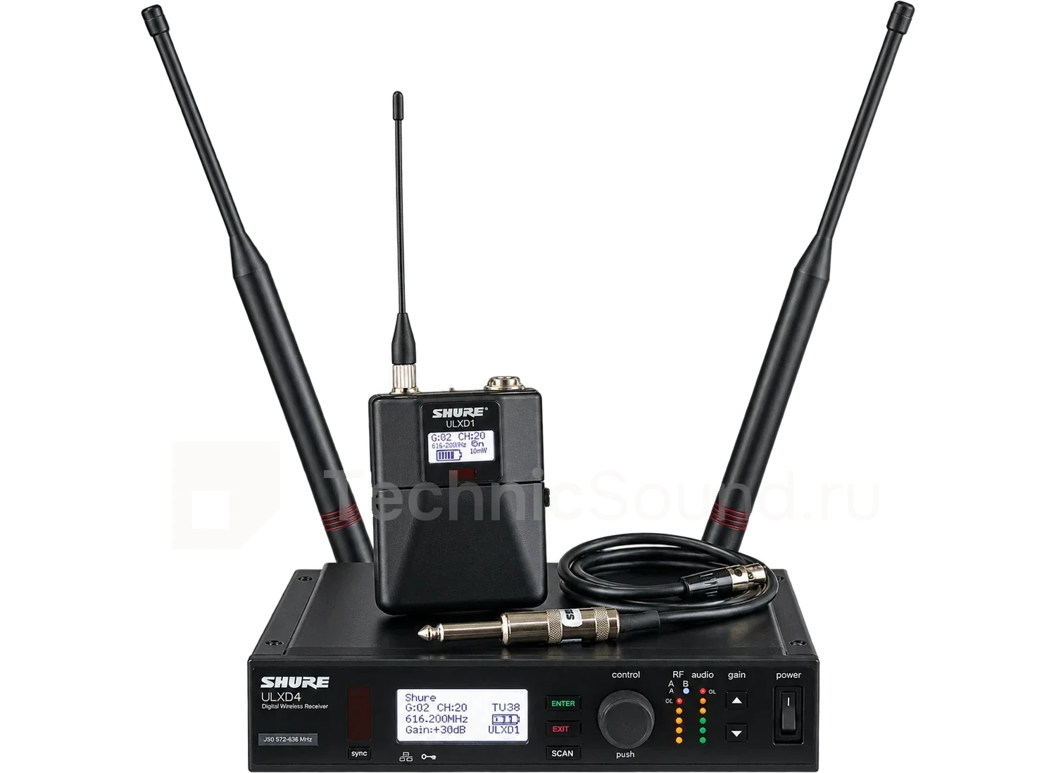 Аренда Shure ULXD14E — радиосистема для гитары