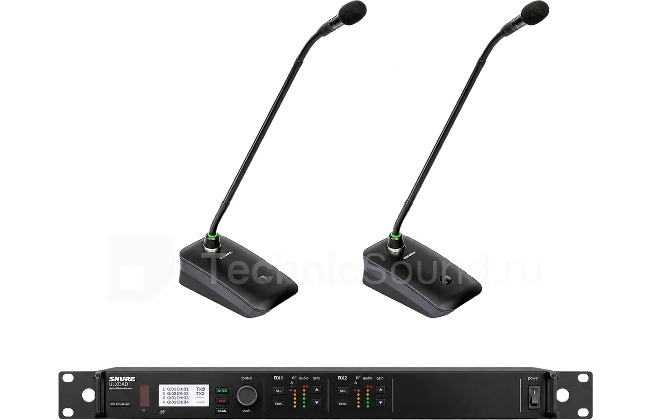 Аренда Shure ULXD4DE/MX415LP — конференц-микрофон