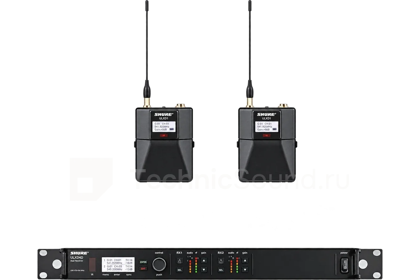 Аренда Shure ULXD4DE/ULXD1 — поясная радиосистема