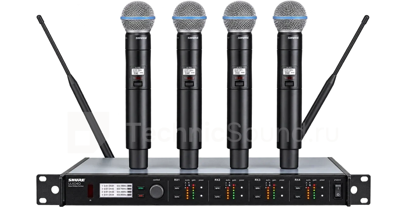 Аренда Shure ULXD4QE/Beta 58 — ручной радиомикрофон