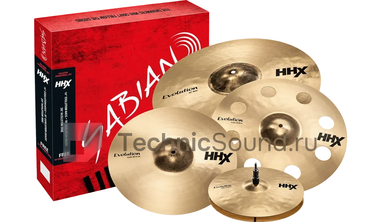 Аренда Тарелки Sabian HHX Evolution — набор тарелок