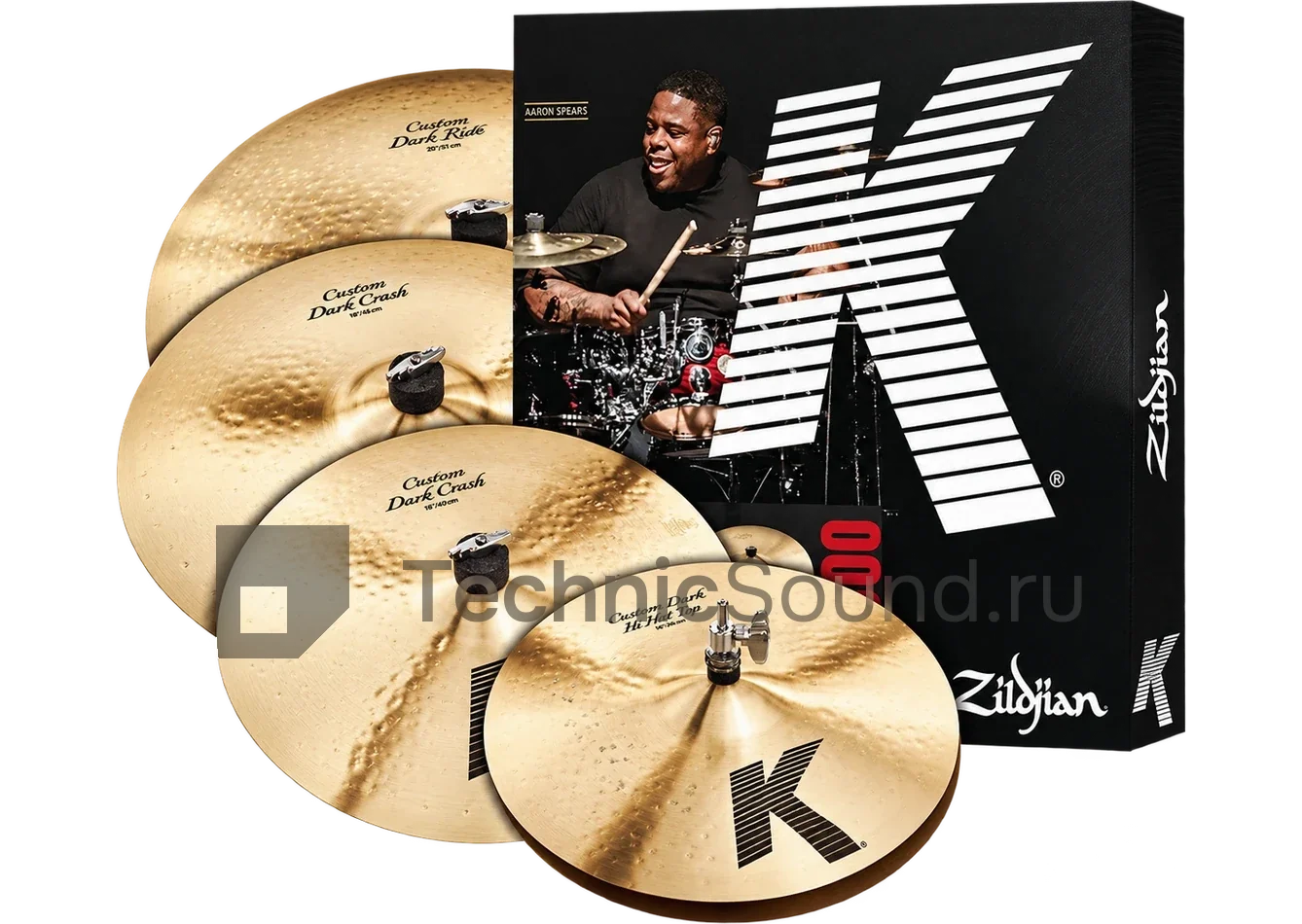 Аренда Тарелки Zildjian K Custom Dark — набор тарелок